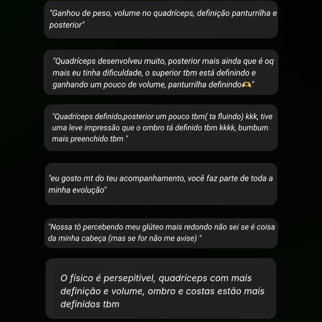 Depoimento de aluna do LFTEAM