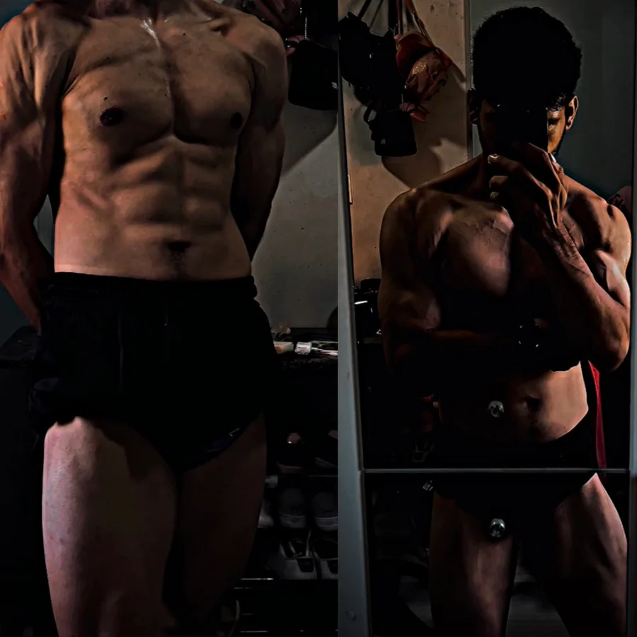 Antes e depois de aluna do LFTEAM